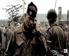 Dale Dye Signed and Inscribed Band of Brothers 8x10 Photo Beckett Authenticated