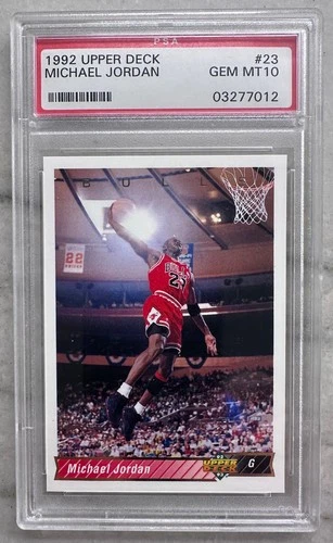 1992 UPPER DECK MICHAEL JORDAN #23 PSA 10