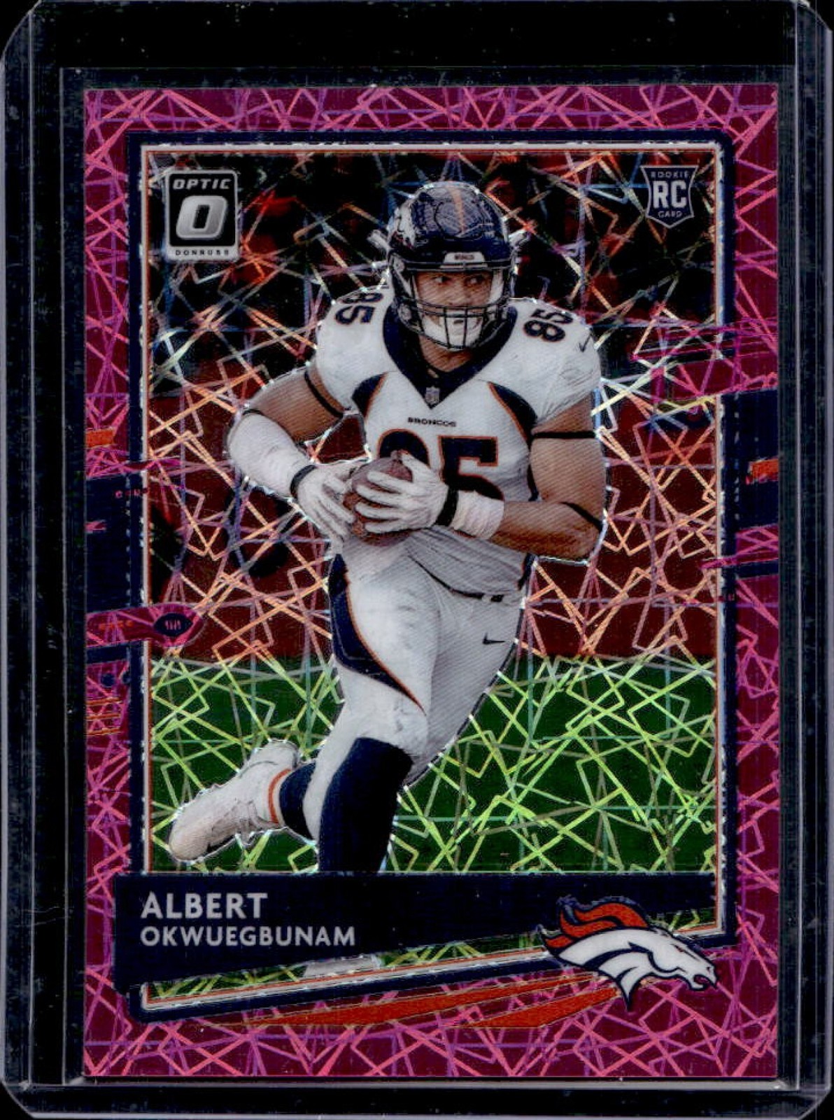 Albert Okwuegbunam Panini Donruss Optic #124 Pink Velocity