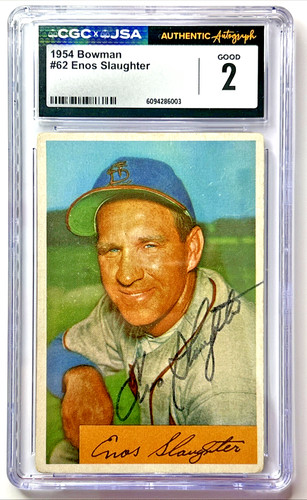 1954 Enos Slaughter #62