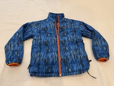 PATAGONIA Jacket Youth Kids Medium 10 Gray Nano Puff Brick Quilt Primaloft Blue