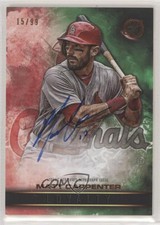 2016 Topps Legacies of Baseball Loyalty Green 15/99 Matt Carpenter Auto 0t2