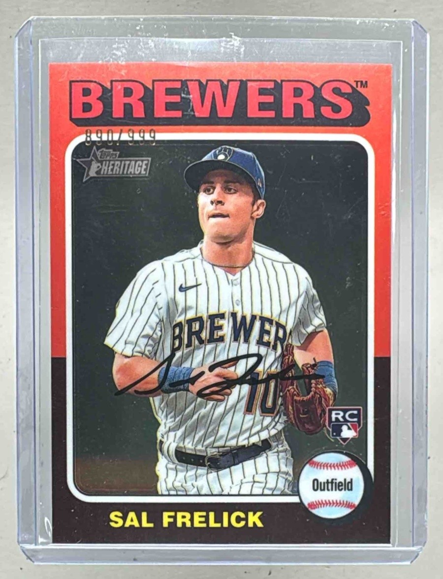 Sal Frelick 2024 Topps Heritage #451 Chrome Rookie RC /999
