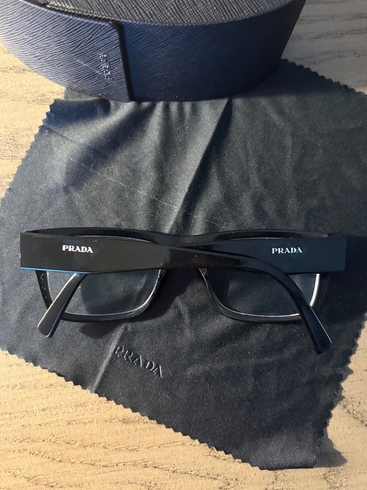 Prada PR15YV 1AB1O1 Black 54mm Men’s Eyeglasses thumbnail 4