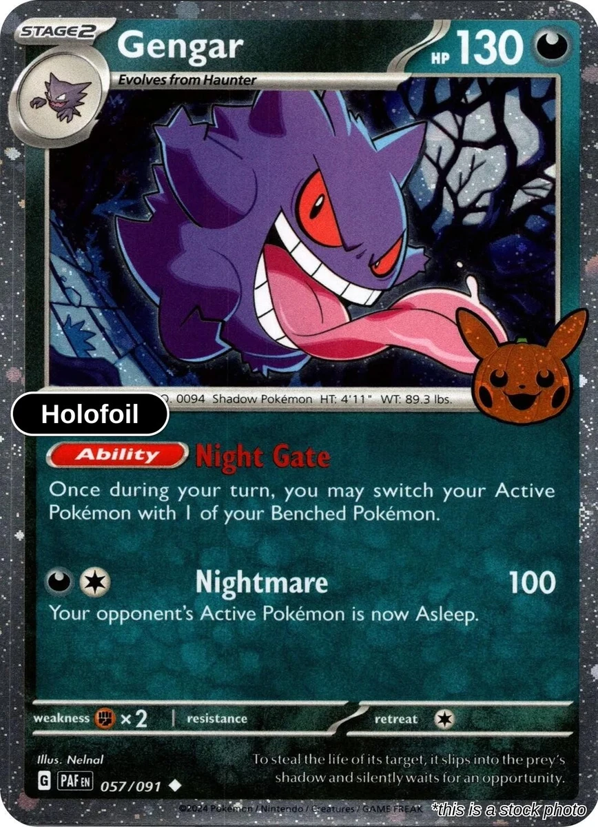 Gengar ゲンガー 057/091 ハロウィン Gengar 057/091 Trick or Trade Booster Bundle 2024 for sale | eBay