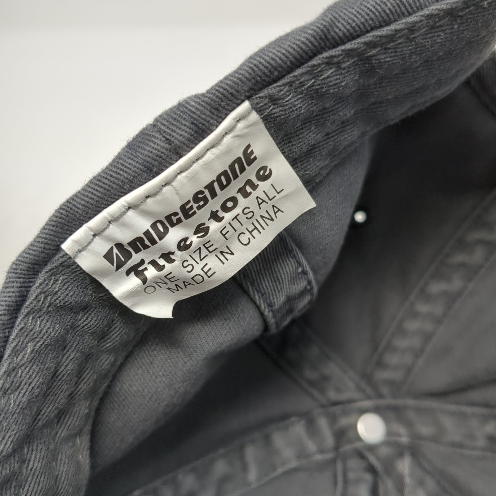 Firestone Slideback Baseball Cap Gray One Size Ad… - image 9