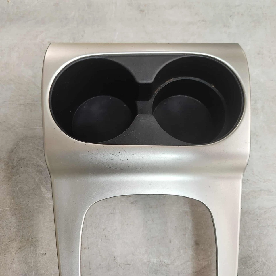 2001-2003 Mazda Protege Protege5 OEM Deep Cup Holder Silver - Image 2 of 4