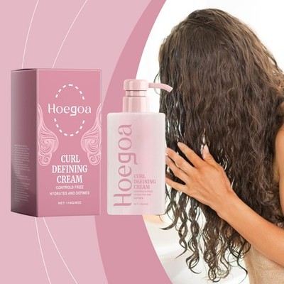 Curl Defining Cream for Volumizing Hydrating Natural Shine and Bangs Styling
