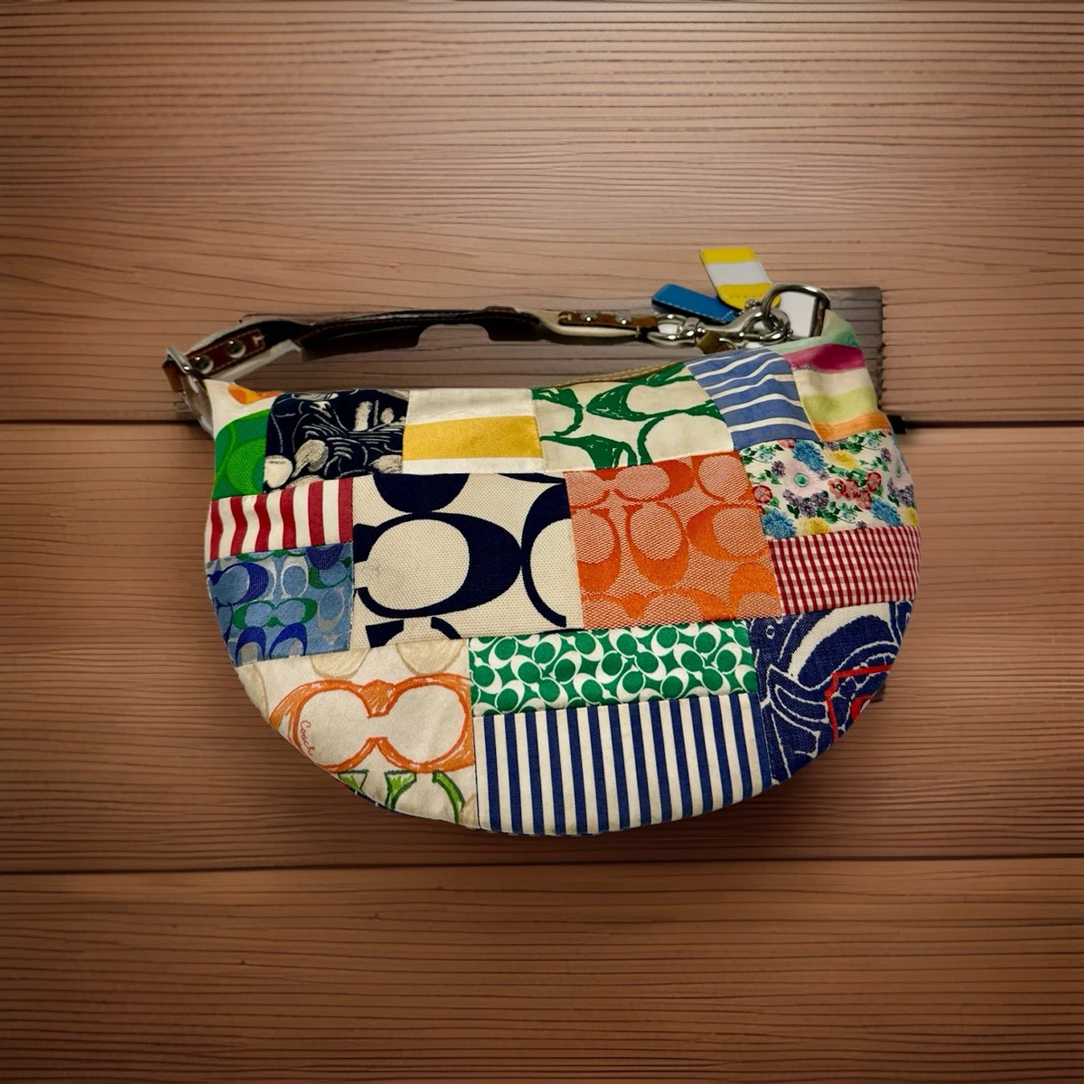 Coach Patchwork Shoulder Bag Exterior Bags & Handbags for Women