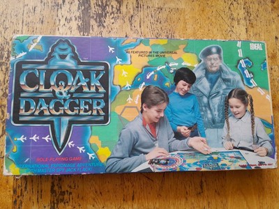 Cloak and Dagger RPG Brettspiel Ideal 1984 Movie Tie-in. nicht bespielt worden