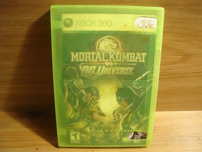Mortal Kombat VS DC Universe Platinum Hits Microsoft Xbox 360 With Manual