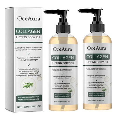 2X 100ml Collagen Firming Body Oil & Lift Body Oil Hydrating for All Skin Types