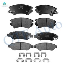 Set of 8 Front-Rear Ceramic Brake Pad Kit For 2010-2015 Chevrolet Camaro