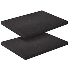 2-Pack Packing Foam Sheets, Polyurethane Cushioning Moving Insert Pads 16x12x1 