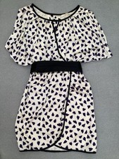 Vintage Marc Jacobs Silk Faux Wrap Mini Dress Size 0