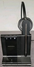 Plantronics WH500 Wireless Headset, W02 Base Charger, Cables  Extra Battery