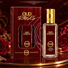 Oud  & Roses Attar Perfume Concentré Oil 12 ml - Oud Scent Alcohol Free