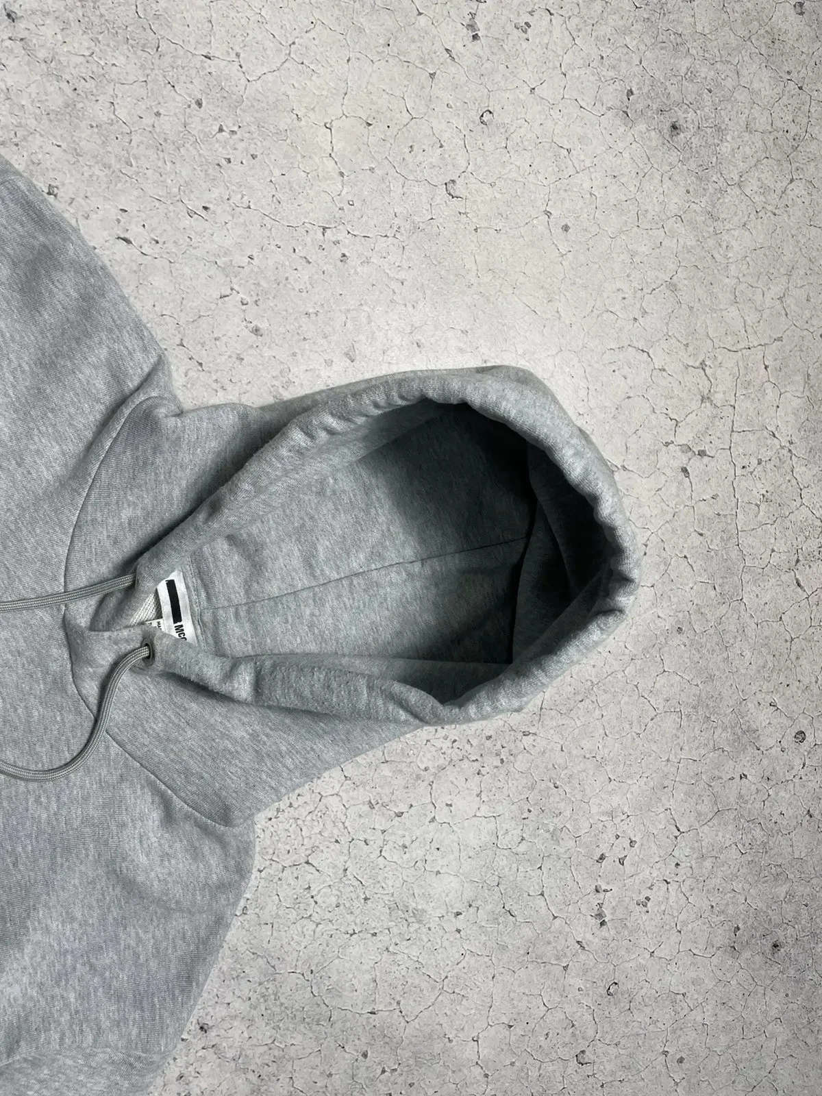 Felpa con cappuccio vintage Alexander Mcqueen MCQ 3D grande logo