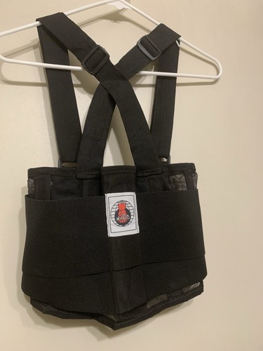 Back Support Elastic Magid With Suspender Unisex Small Size Fits Waist 28-34