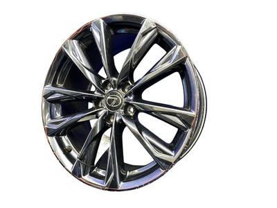 2021-2025 LEXUS IS350 19X8.5 5 SPLIT SPOKE WHEEL RIM BLACK *CURB RASH*