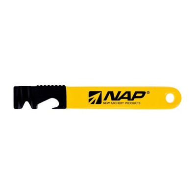 NAP QuickStrip Fletching Stripper Tool Anti Slip Grip Durable Arrow Maintenance