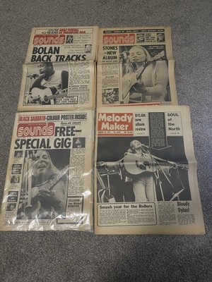 JONI MITCHELL FEATURED SOUNDS MAGAZINES 1971-1972