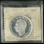 1939 $1 ICCS MS64 2xHP *Heavy Cameo* Canada Silver Dollar Lustrous Blast White