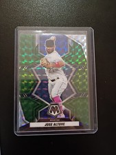 2022 Panini Mosaic - Jose Altuve #101 Green Mosaic Prizm