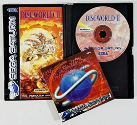 SEGA SATURN Point & Click Adventure DISCWORLD II German PAL Discworld Rincewind