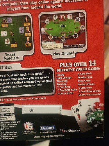 Hoyle Poker Series (PC, 2005) Texas Hold Em And Many More! Game For Computer. - Picture 5 of 6