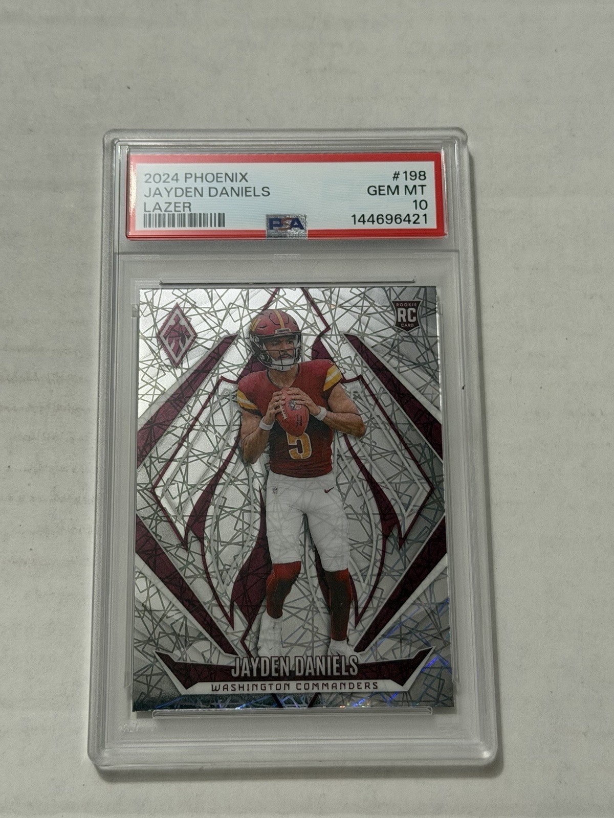 Jayden Daniels Panini Phoenix #198 Lazer