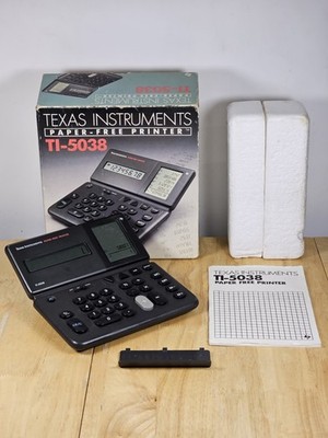 Texas Instruments Taschenrechner Vintage papierfrei Drucker Ti-5038 verpackt