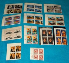 US Postage - 12 Different 32 Cent Plate Blocks of 4, Mint never-hinged Group 4 