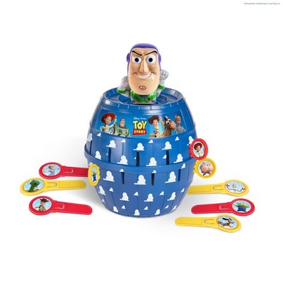 TOMY Pop Up Buzz Lightyear Spiel, Toy Story Kinder-Actionspiel, Lustiges Stecksp