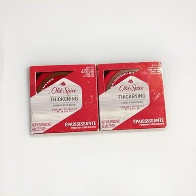 OLD SPICE Thickening Pomade With Biotin, 2.22 oz, (Set of 2)