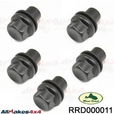 LAND ROVER WHEEL LUG CAPPED NUT RANGE M62 03-05 SET x5 RRD000011 ALLMAKES4X4
