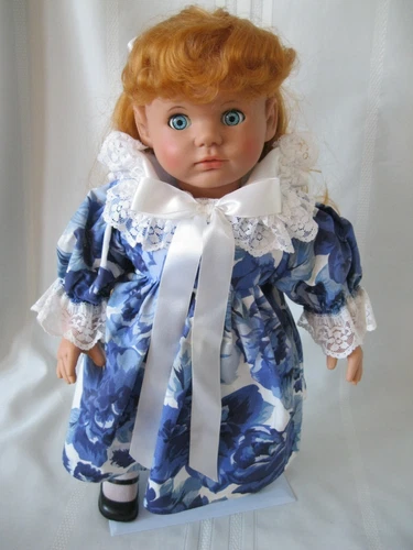 Lissi Large 20" Doll Jenny Red Hair Vinyl Cloth Body Germany w/ Box