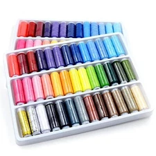 39Pcs Colored Sewing Thread Set Mixed Colors Polyester Spool Sewing Thread