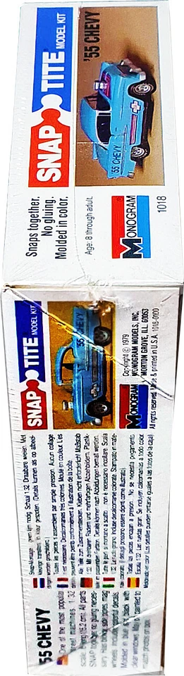 Monogram Rapide Tite '55 Chevy , 1:3 2 Echelle, Vintage 1979, Collection, Neuf ! - Photo 2/3