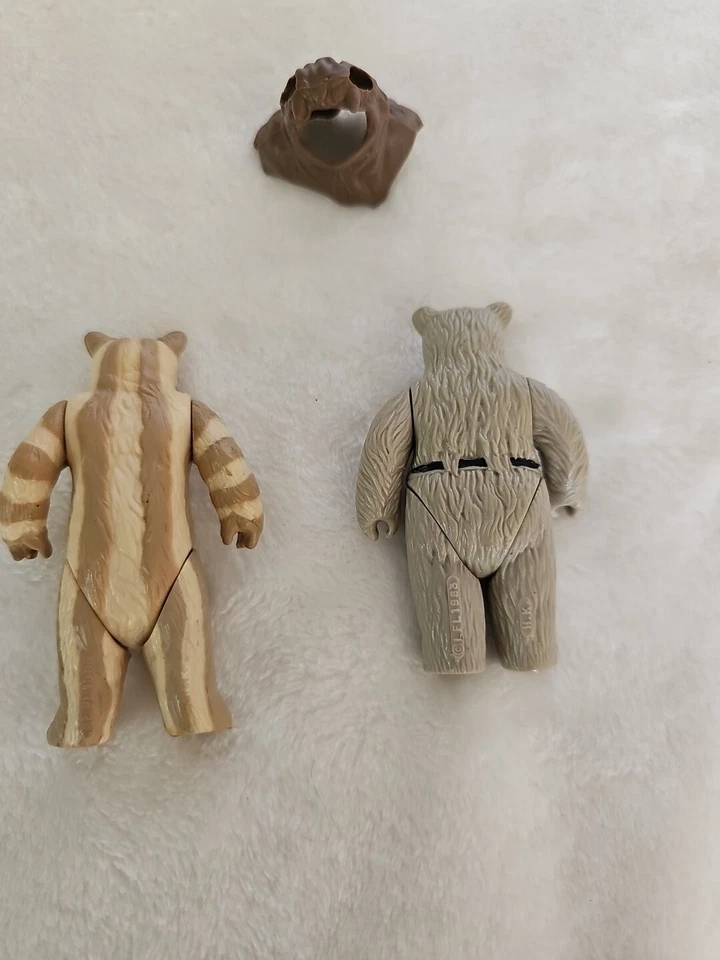 Figuras Ewok Originales Kenner Taiwan Star Wars Años 80 en Excelente Estado H.K. Foto 4 de 4