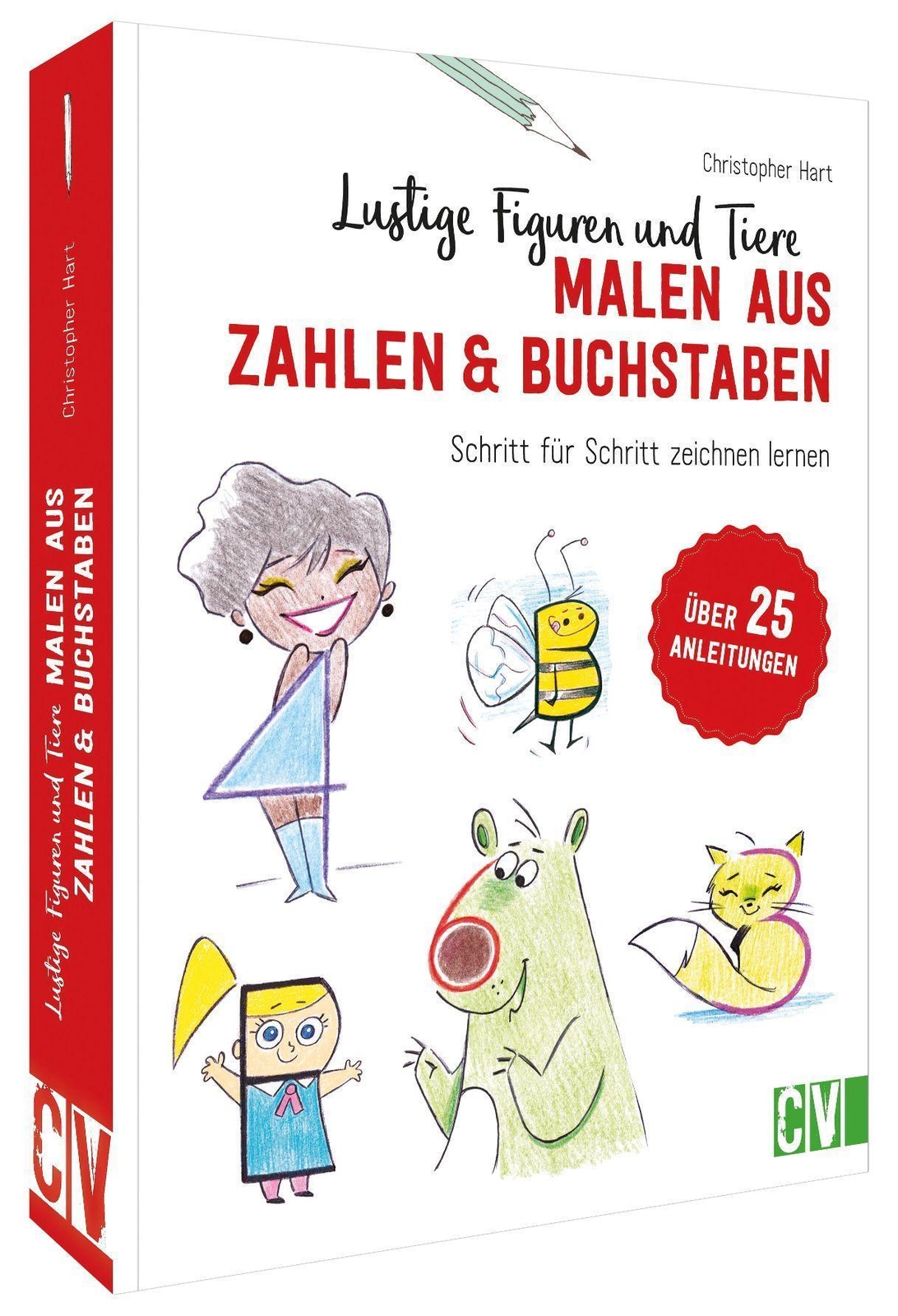 Thumbnail - Lustige Figuren Und Tiere Malen Aus Zahlen & Buchstaben Christopher