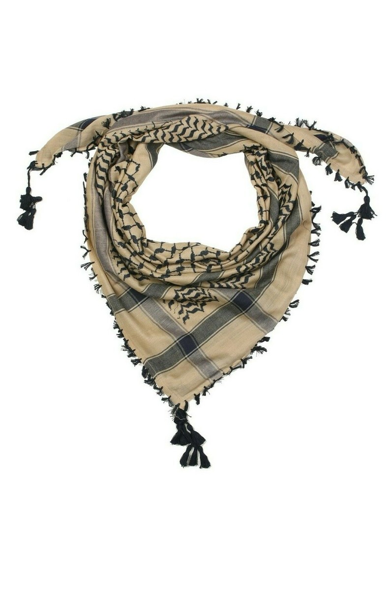 Sciarpa Tattica Da Deserto, Sciarpa Shemagh In Cotone - Foto 11