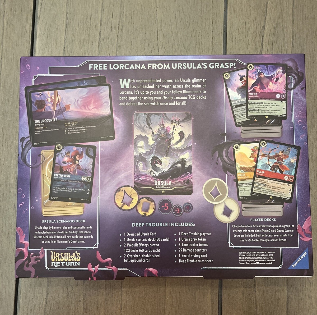 Disney Lorcana: Illumineers Quest Deep Trouble Ursula's Return | eBay