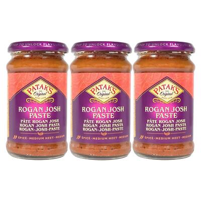 Patak´s Rogan Josh Gewürzpaste 3x283g Pataks Rogan Josh Currypaste indisch