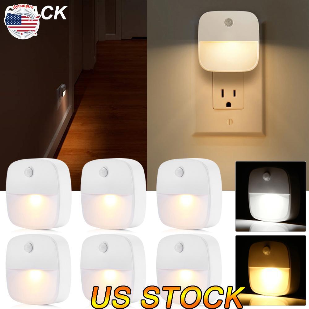 Smart Plug-in LED Motion Sensor Night Light Motion Activated LED Night Lights US-image