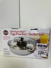 Norpro Stainless Steel Egg Poacher/Skillet Set
