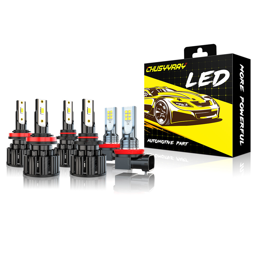 For Lexus GX460 20102013 6000K LED Headlight Hi/Lo Beam +Fog Light 6