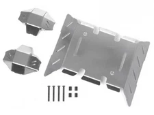 STAINLESS CHASSIS ARMOR PLATE AXI-2189 FOR AXIAL 1/8 AXP8 GILAMON 2.2 CRAWLER
