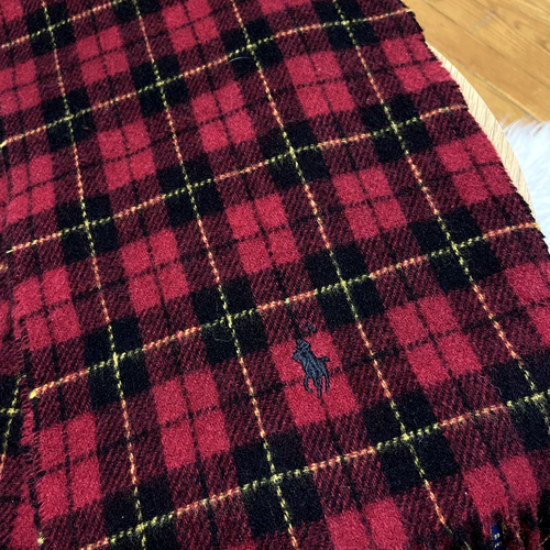 ๐ Vintage Polo Ralph Lauren Virgin Wool Scarf Neckwear - Picture 4 of 8