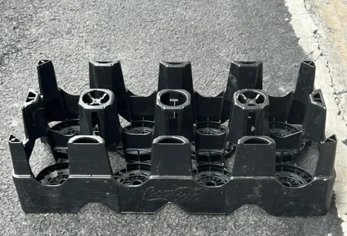 VINTAGE COCA-COLA 2 LITER CARRY CRATE 1x PLASTIC 8 BOTTLE CARRIER HOLDER REHRIG